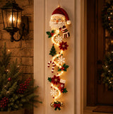 Glowing Christmas Door Hanger